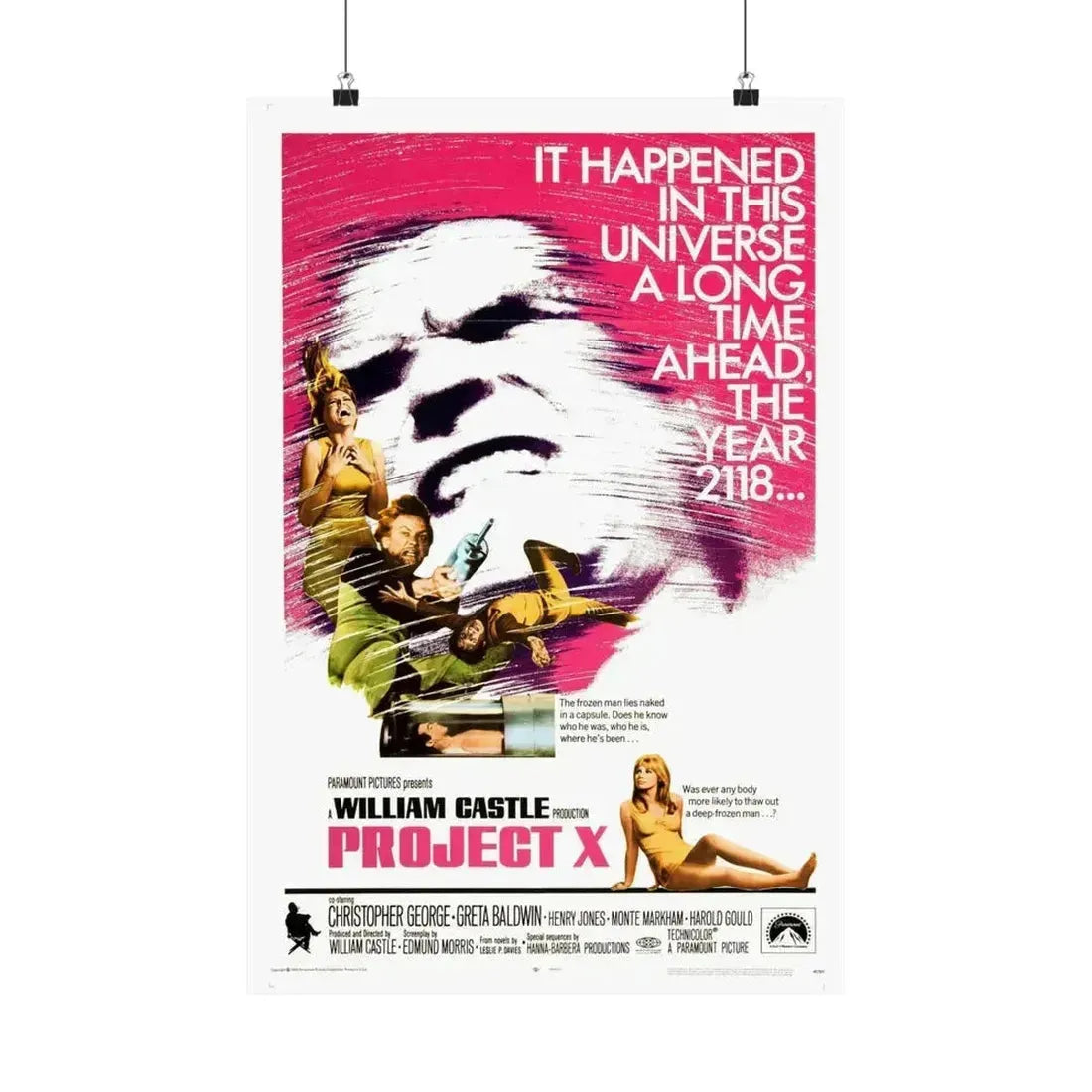 PROJECT X 1968 - Paper Movie Poster 16″ x 24″ Matte - The Sticker Space