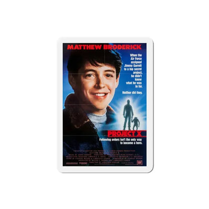 Project X 1987 Movie Poster Refrigerator Magnet 2 Inch - The Sticker Space