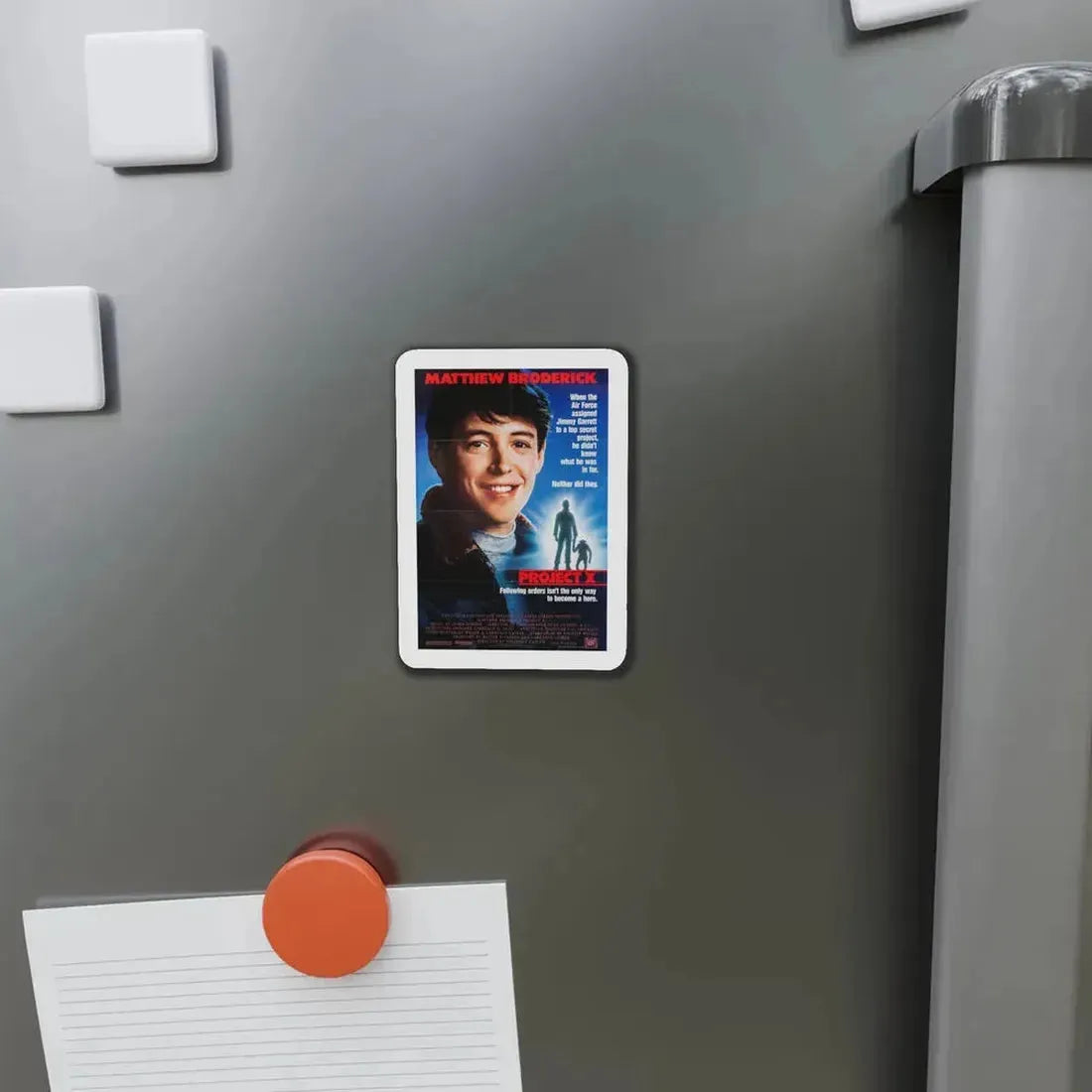 Project X 1987 Movie Poster Refrigerator Magnet - The Sticker Space