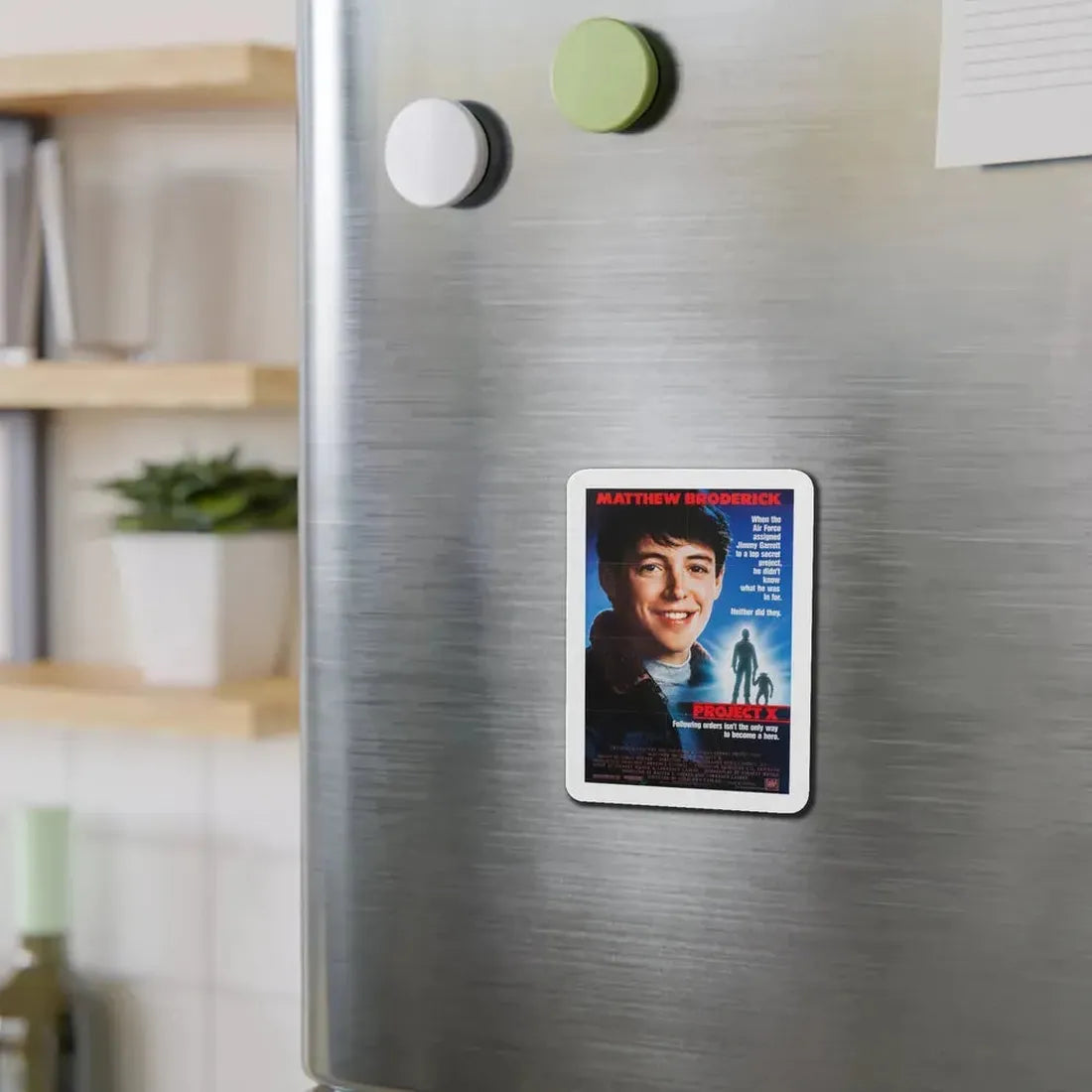 Project X 1987 Movie Poster Refrigerator Magnet - The Sticker Space