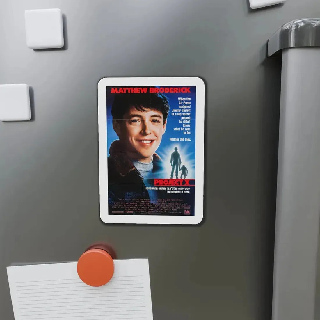 Project X 1987 Movie Poster Refrigerator Magnet - The Sticker Space