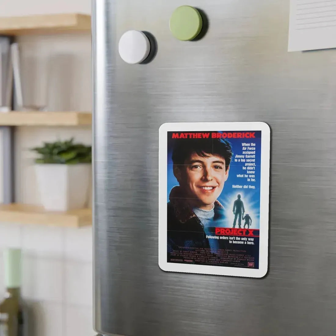 Project X 1987 Movie Poster Refrigerator Magnet - The Sticker Space
