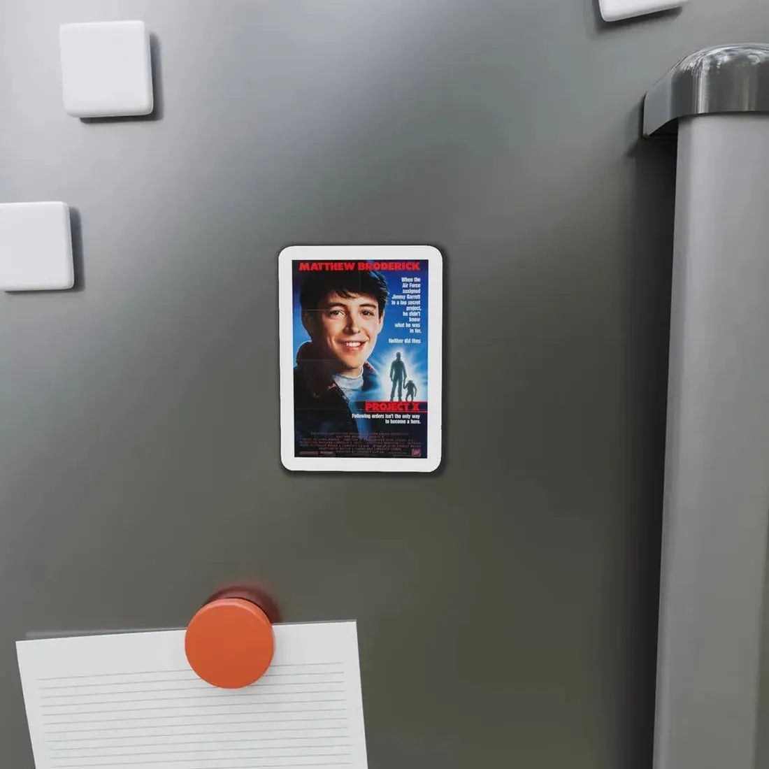 Project X 1987 Movie Poster Refrigerator Magnet - The Sticker Space