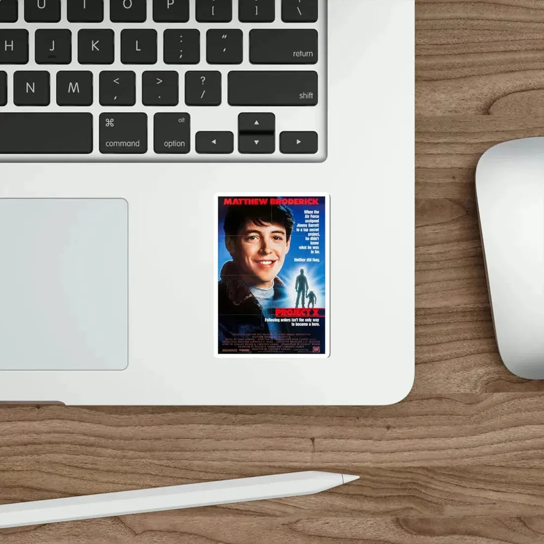 Project X 1987 Movie Poster STICKER Vinyl Die-Cut Decal - The Sticker Space