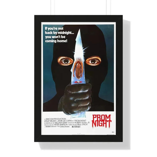 PROM NIGHT 1980 - Framed Movie Poster 16″ x 24″ Black - The Sticker Space