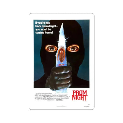 Prom Night 1980 Movie Poster - STICKER Vinyl Kiss-Cut Decal 2 Inch White - The Sticker Space