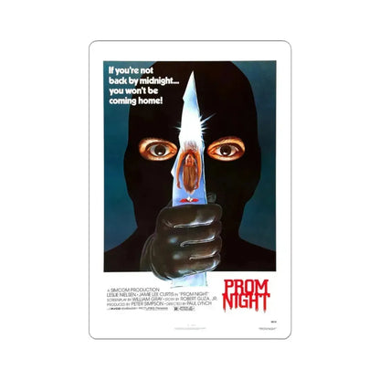 Prom Night 1980 Movie Poster - STICKER Vinyl Kiss-Cut Decal 3 Inch White - The Sticker Space