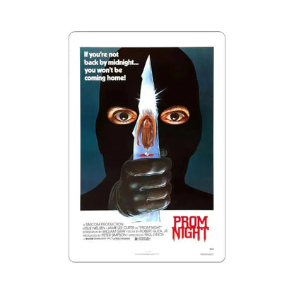 PROM NIGHT 1980 Movie Poster - STICKER Vinyl Kiss-Cut Decal 4 Inch White - The Sticker Space