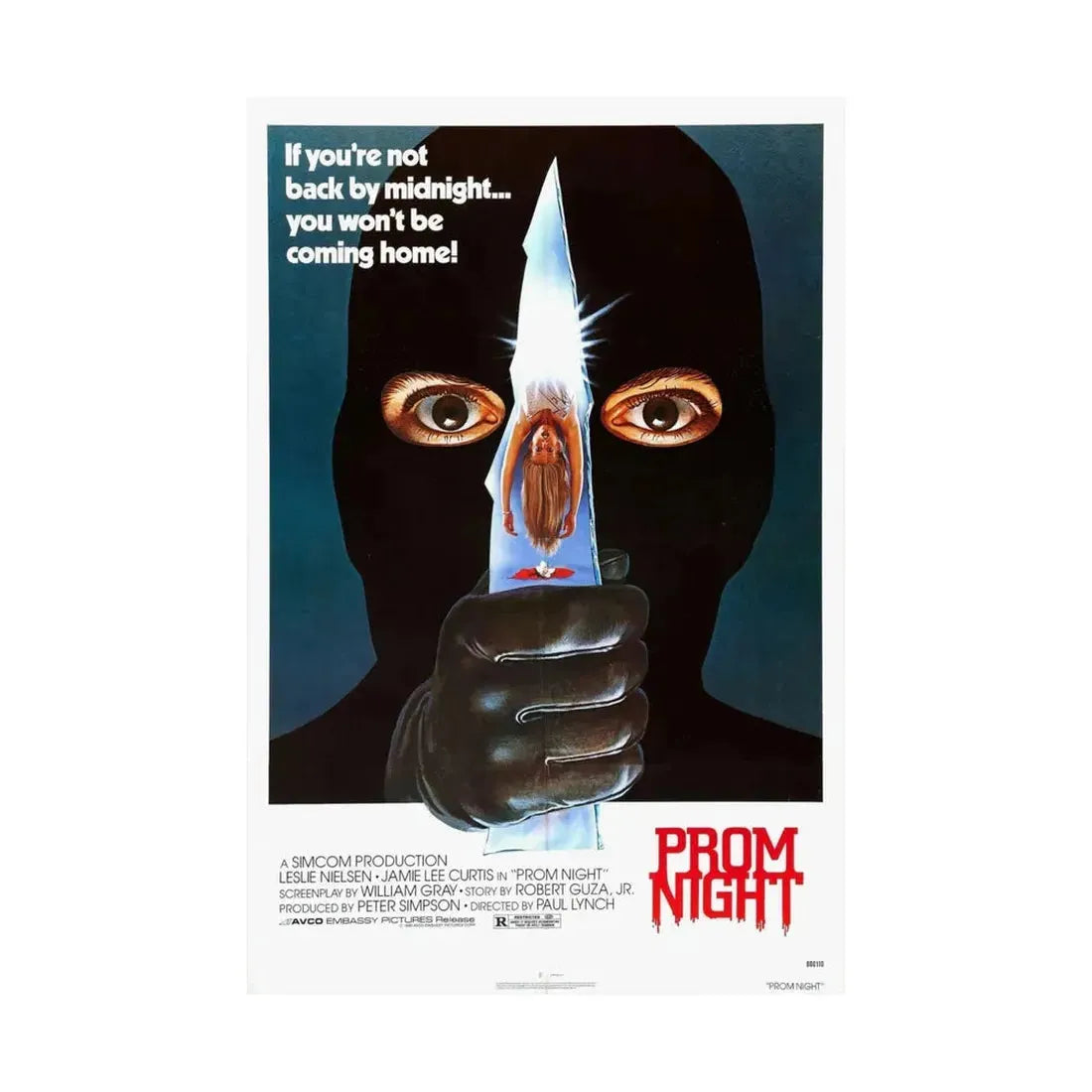 PROM NIGHT 1980 - Paper Movie Poster - The Sticker Space