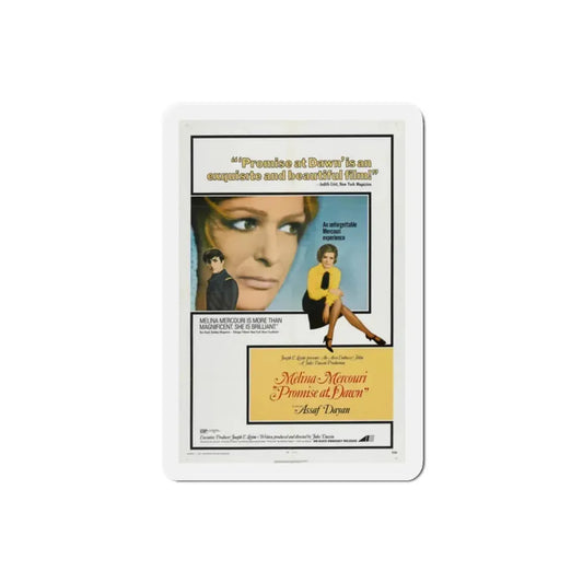 Promise at Dawn 1971 Movie Poster Refrigerator Magnet 2 Inch - The Sticker Space