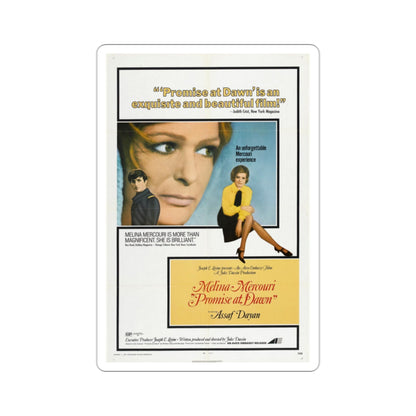 Promise at Dawn 1971 Movie Poster STICKER Vinyl Die-Cut Decal-2 Inch-The Sticker Space