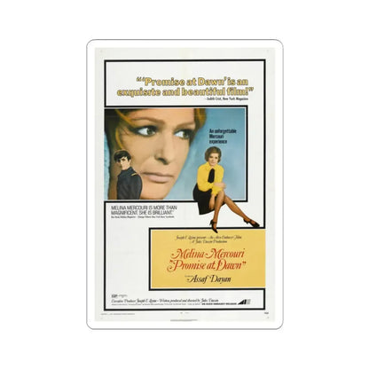Promise at Dawn 1971 Movie Poster - STICKER Vinyl Kiss-Cut Decal 2 Inch White - The Sticker Space