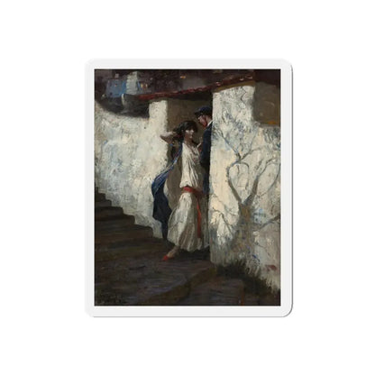 Promise You Will Come, 1922 (Magazine Illustration) Refrigerator Magnet - The Sticker Space