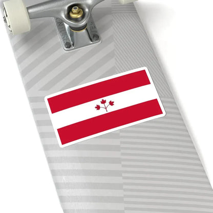 Proposal for Flag of Canada by George Stanley - Option B 1964 (Canada) STICKER Vinyl Kiss-Cut Decal - The Sticker Space