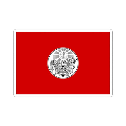 Proposed Arkansas flag 1876 (United States) STICKER Vinyl Kiss-Cut Decal 3 Inch White - The Sticker Space