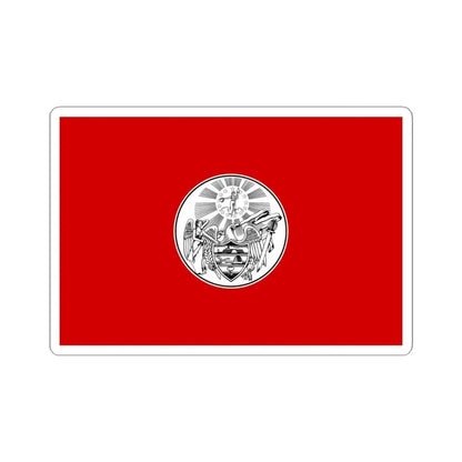 Proposed Arkansas flag 1876 (United States) STICKER Vinyl Kiss-Cut Decal 4 Inch White - The Sticker Space