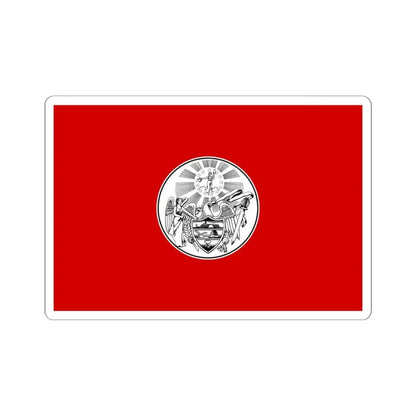 Proposed Arkansas flag 1876 (United States) STICKER Vinyl Kiss-Cut Decal 6 Inch White - The Sticker Space