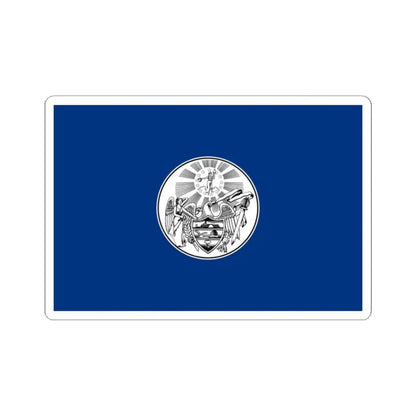 Proposed Arkansas flag 1910 (United States) STICKER Vinyl Kiss-Cut Decal 2 Inch White - The Sticker Space