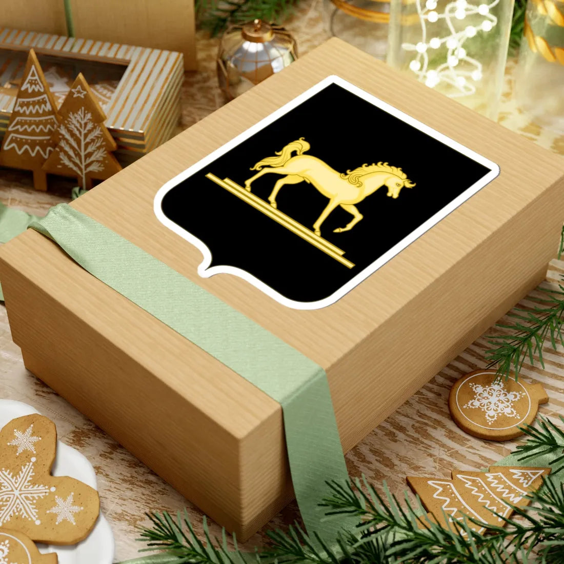 Proposed Arms of Campania 1910 (Italy) (Coat of Arms) STICKER Vinyl Kiss-Cut Decal - The Sticker Space