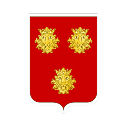 Proposed Arms of Dalmatia 1910 (Italy) (Coat of Arms) STICKER Vinyl Kiss-Cut Decal 2 Inch White - The Sticker Space