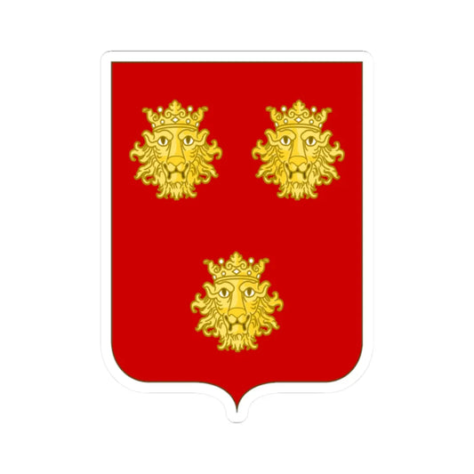 Proposed Arms of Dalmatia 1910 (Italy) (Coat of Arms) STICKER Vinyl Kiss-Cut Decal 2 Inch White - The Sticker Space