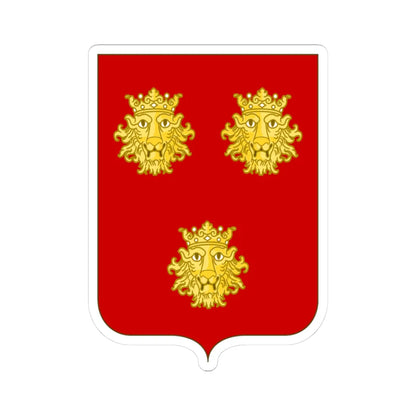 Proposed Arms of Dalmatia 1910 (Italy) (Coat of Arms) STICKER Vinyl Kiss-Cut Decal 3 Inch White - The Sticker Space