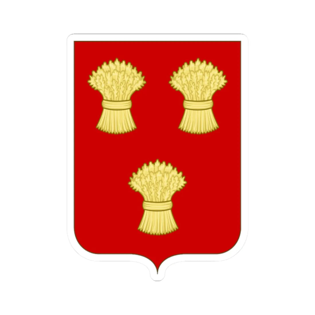 Proposed Arms of Emilia 1910 (Italy) (Coat of Arms) STICKER Vinyl Kiss-Cut Decal 2 Inch White - The Sticker Space