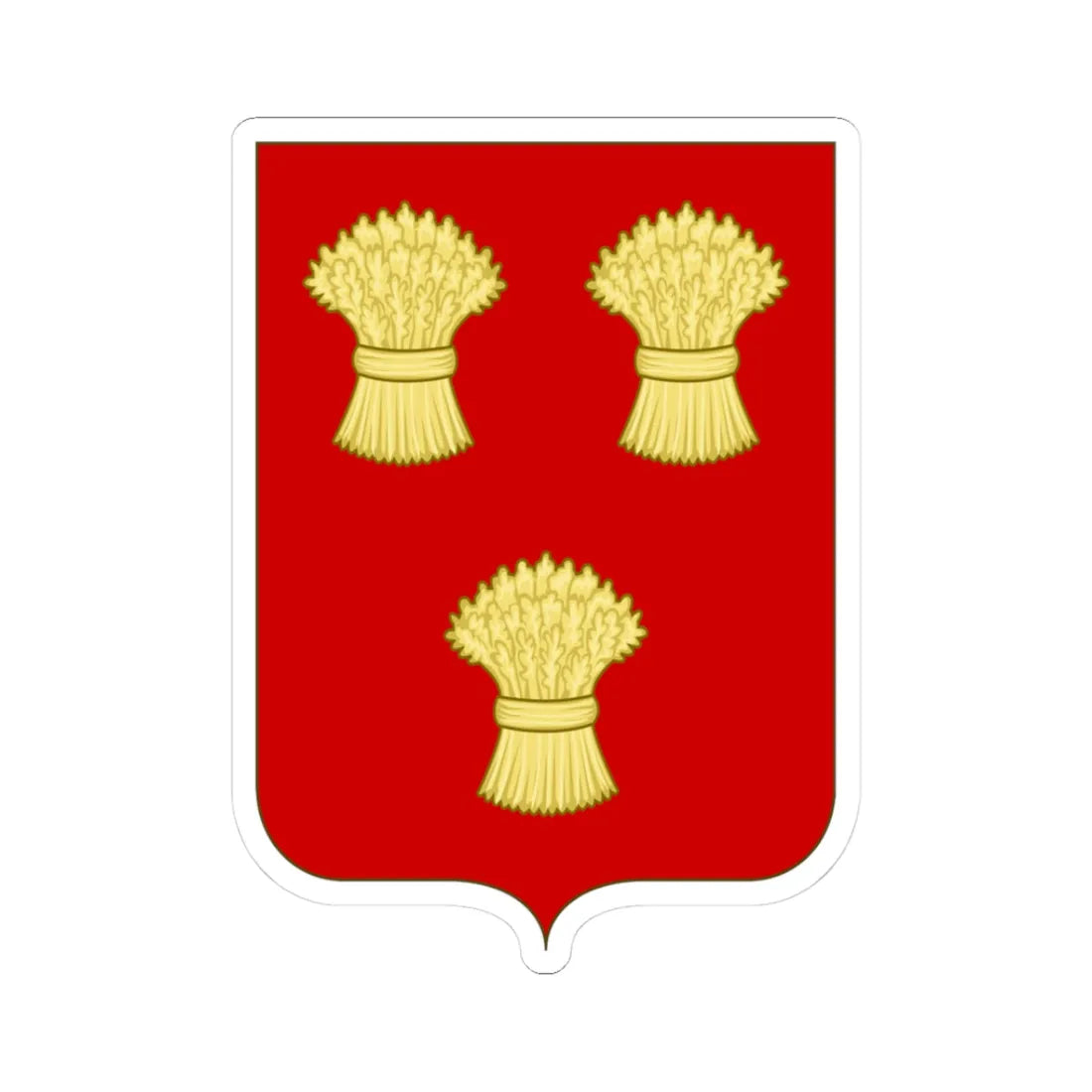 Proposed Arms of Emilia 1910 (Italy) (Coat of Arms) STICKER Vinyl Kiss-Cut Decal 3 Inch White - The Sticker Space