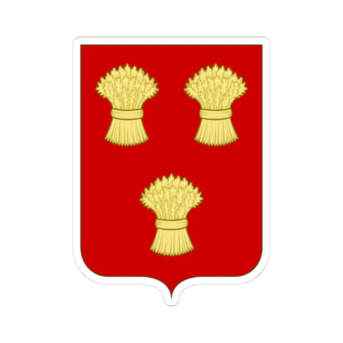 Proposed Arms of Emilia 1910 (Italy) (Coat of Arms) STICKER Vinyl Kiss-Cut Decal 4 Inch White - The Sticker Space