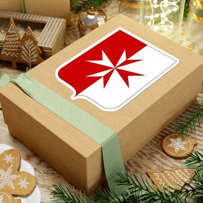 Proposed Arms of Italian Malta 1910 (Italy) (Coat of Arms) STICKER Vinyl Kiss-Cut Decal - The Sticker Space