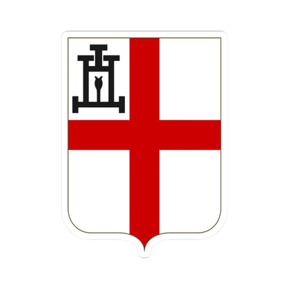 Proposed Arms of Liguria 1910 (Italy) (Coat of Arms) STICKER Vinyl Kiss-Cut Decal 2 Inch White - The Sticker Space