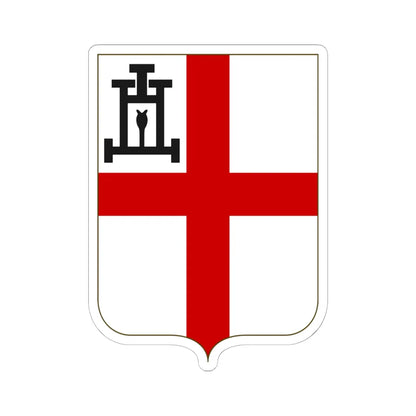 Proposed Arms of Liguria 1910 (Italy) (Coat of Arms) STICKER Vinyl Kiss-Cut Decal 6 Inch White - The Sticker Space