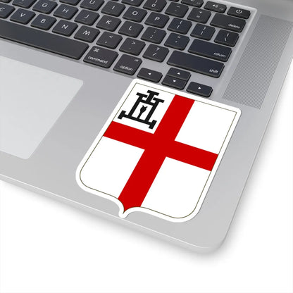 Proposed Arms of Liguria 1910 (Italy) (Coat of Arms) STICKER Vinyl Kiss-Cut Decal - The Sticker Space