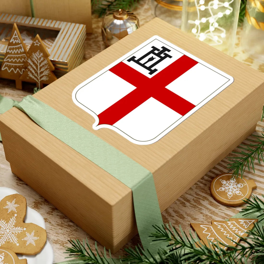 Proposed Arms of Liguria 1910 (Italy) (Coat of Arms) STICKER Vinyl Kiss-Cut Decal - The Sticker Space