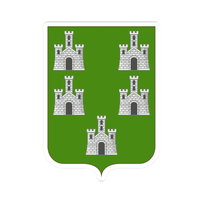 Proposed Arms of Marche 1910 (Italy) (Coat of Arms) STICKER Vinyl Kiss-Cut Decal 2 Inch White - The Sticker Space