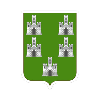 Proposed Arms of Marche 1910 (Italy) (Coat of Arms) STICKER Vinyl Kiss-Cut Decal 4 Inch White - The Sticker Space