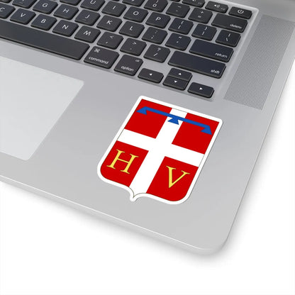 Proposed Arms of Piedmont 1910 (Italy) (Coat of Arms) STICKER Vinyl Kiss-Cut Decal - The Sticker Space