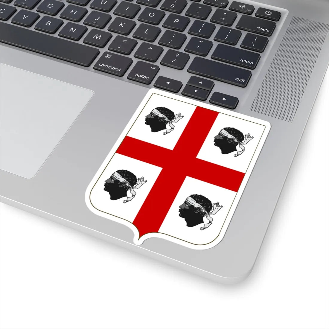 Proposed Arms of Sardinia 1910 (Italy) (Coat of Arms) STICKER Vinyl Kiss-Cut Decal - The Sticker Space