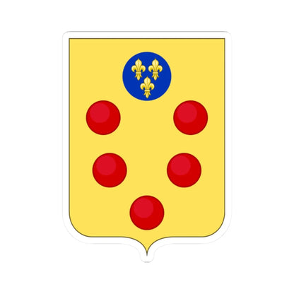 Proposed Arms of Tuscany 1910 (Italy) (Coat of Arms) STICKER Vinyl Kiss-Cut Decal 2 Inch White - The Sticker Space