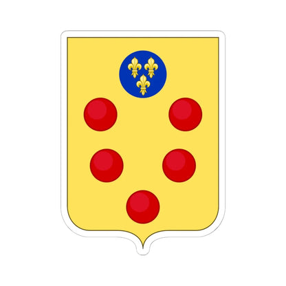 Proposed Arms of Tuscany 1910 (Italy) (Coat of Arms) STICKER Vinyl Kiss-Cut Decal 6 Inch White - The Sticker Space