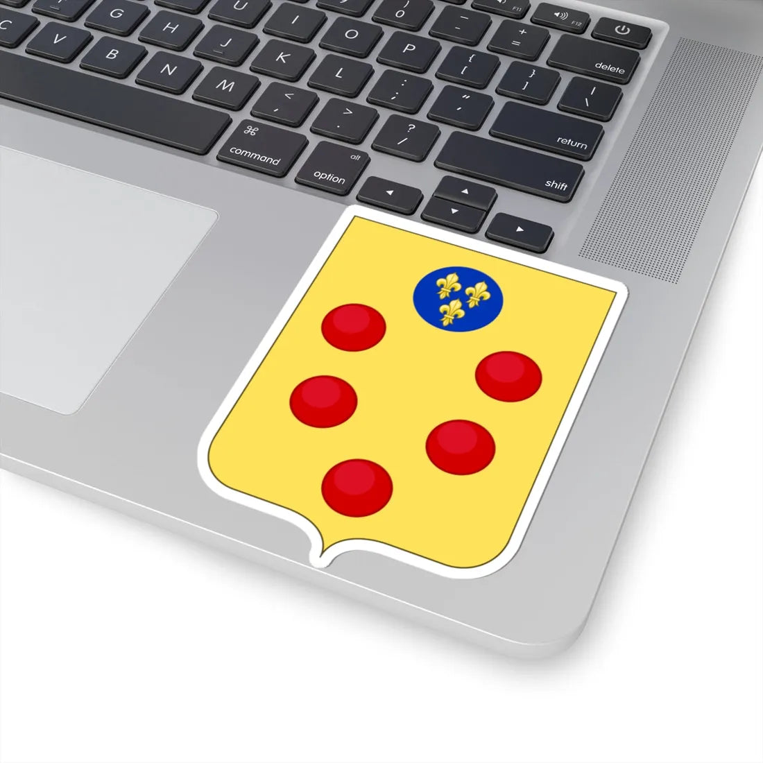 Proposed Arms of Tuscany 1910 (Italy) (Coat of Arms) STICKER Vinyl Kiss-Cut Decal - The Sticker Space