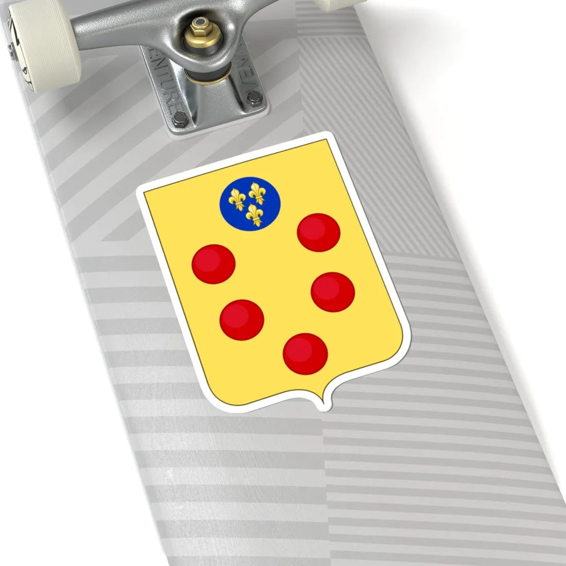 Proposed Arms of Tuscany 1910 (Italy) (Coat of Arms) STICKER Vinyl Kiss-Cut Decal - The Sticker Space