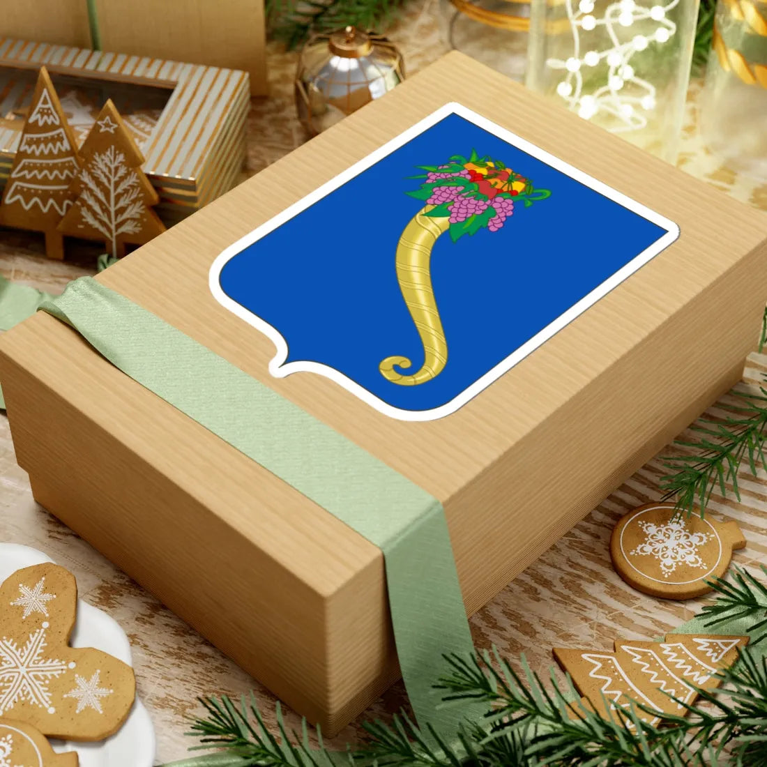 Proposed Arms of Umbria 1910 (Italy) (Coat of Arms) STICKER Vinyl Kiss-Cut Decal - The Sticker Space