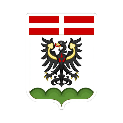 Proposed Arms of Venezia Tridentina 1910 (Italy) (Coat of Arms) STICKER Vinyl Kiss-Cut Decal 4 Inch White - The Sticker Space