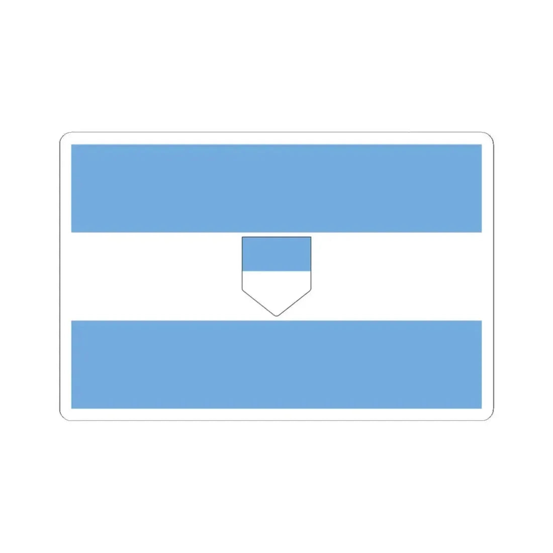 Proposed Civil Flag for Argentina 1 (Argentina) STICKER Vinyl Kiss-Cut Decal 3 Inch White - The Sticker Space