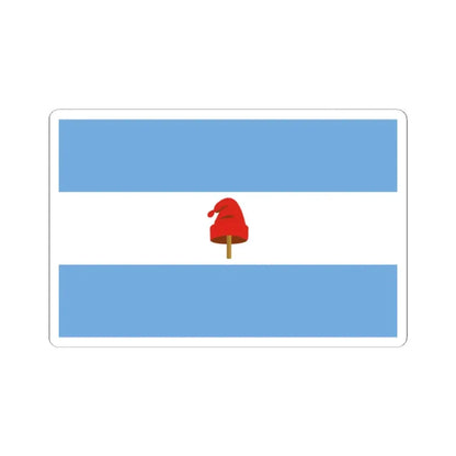 Proposed Civil Flag for Argentina 2 (Argentina) STICKER Vinyl Kiss-Cut Decal 2 Inch White - The Sticker Space