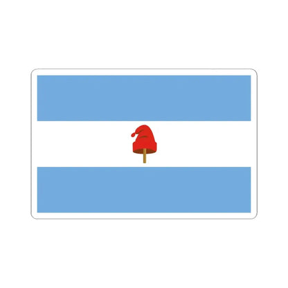 Proposed Civil Flag for Argentina 2 (Argentina) STICKER Vinyl Kiss-Cut Decal 6 Inch White - The Sticker Space