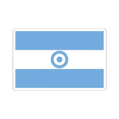 Proposed Civil Flag for Argentina 3 (Argentina) STICKER Vinyl Kiss-Cut Decal 6 Inch White - The Sticker Space