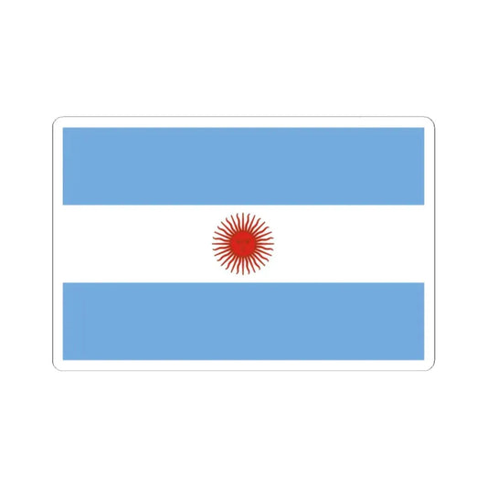 Proposed Civil Flag for Argentina 4 (Argentina) STICKER Vinyl Kiss-Cut Decal 2 Inch White - The Sticker Space