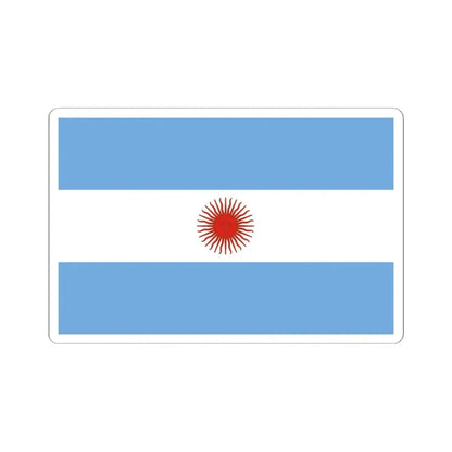 Proposed Civil Flag for Argentina 4 (Argentina) STICKER Vinyl Kiss-Cut Decal 4 Inch White - The Sticker Space